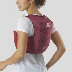 Sacs Hydratation SALOMON ACTIVE SKIN 8 W SET EARTH RED/CABERNET 22 Rouge -Sacs de voyage Soldes Boutique 9 100505 active skin 8 w set earth red cabernet lc1757200 03