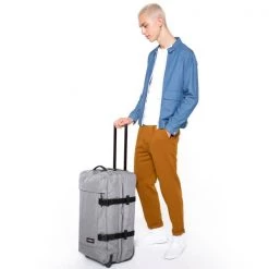 Sacs De Voyage à Roulettes EASTPAK TRANVERZ M SUNDAY GREY 22 Gris -Sacs de voyage Soldes Boutique 9 111484 tranverz m sunday grey ek00062l 363 06