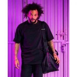 Duffels DOUCHEBAGS THE ÆRA 40L WEEKEND BAG MARCELO 2.0 22 Noir / Violet -Sacs de voyage Soldes Boutique 9 113587 222u27 m12 04