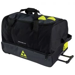 Sacs De Voyage à Roulettes FISCHER TEAM TROLLEY RACE 188L BLACK/NEON YELLOW 23 Noir / Jaune