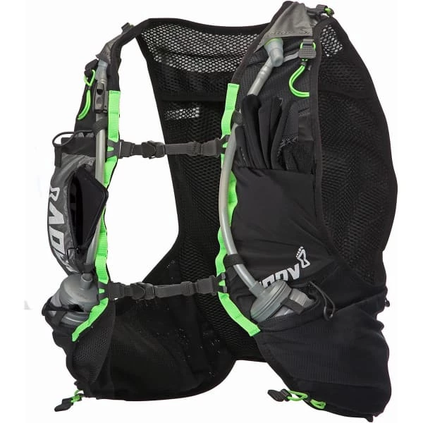 Sacs Hydratation INOV-8 RACE ULTRA PRO 5 VEST BLACK/GREEN 22 Noir / Vert 3 Sacs Hydratation INOV-8 RACE ULTRA PRO 5 VEST BLACK/GREEN 22 Noir / Vert – Image 3
