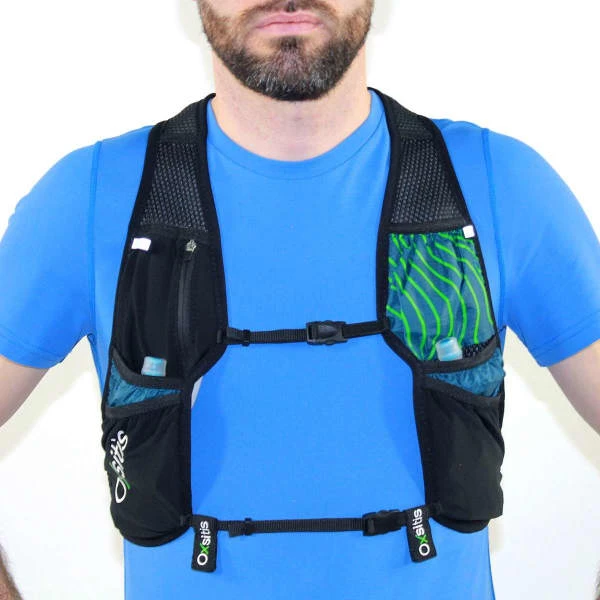 Sacs Hydratation OXSITIS ATOM 4 BLACK/WHITE/CYAN 20 Noir 2 Sacs Hydratation OXSITIS ATOM 4 BLACK/WHITE/CYAN 20 Noir – Image 2