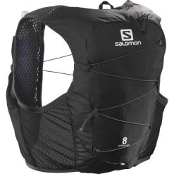 Sacs Hydratation SALOMON ACTIVE SKIN 8 SET BLACK/EBONY 22 Noir