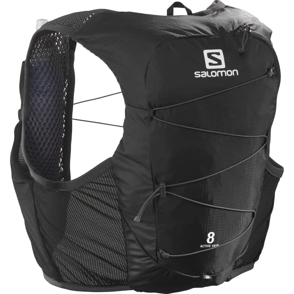 Sacs Hydratation SALOMON ACTIVE SKIN 8 SET BLACK/EBONY 22 Noir 1 Sacs Hydratation SALOMON ACTIVE SKIN 8 SET BLACK/EBONY 22 Noir