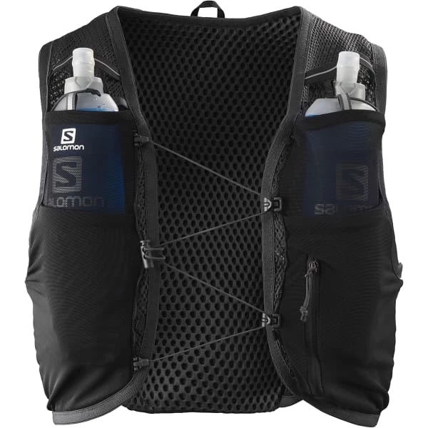 Sacs Hydratation SALOMON ACTIVE SKIN 8 SET BLACK/EBONY 22 Noir 2 Sacs Hydratation SALOMON ACTIVE SKIN 8 SET BLACK/EBONY 22 Noir – Image 2