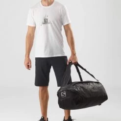 Duffels SALOMON BAG OUTLIFE DUFFEL 45 BLACK/EBONY 22 Noir -Sacs de voyage Soldes Boutique 9 97334 bag outlife duffel 45 black ebony lc1566700 03