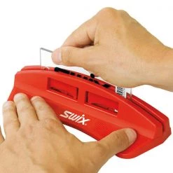 Outillage Fart SWIX AIGUISE RACLOIR PLEXI WORLD CUP 21 Rouge -Sacs de voyage Soldes Boutique aiguise racloir T410 04